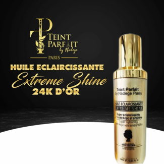 Huile eclaircissante extreme shine 24k dor